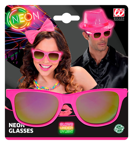 Widmann SRL Roze karakter bril Blues brother