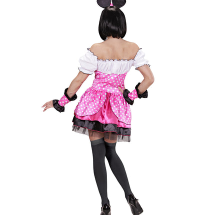 Widmann SRL Roze muis kostuum Rian dames