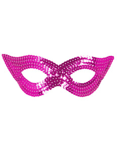 Widmann SRL Roze oogmasker pailletten