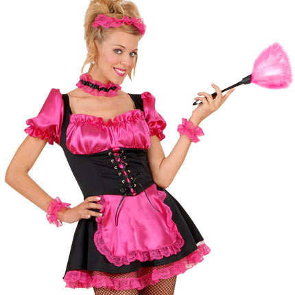 Widmann SRL Roze plumeaux kamermeisje