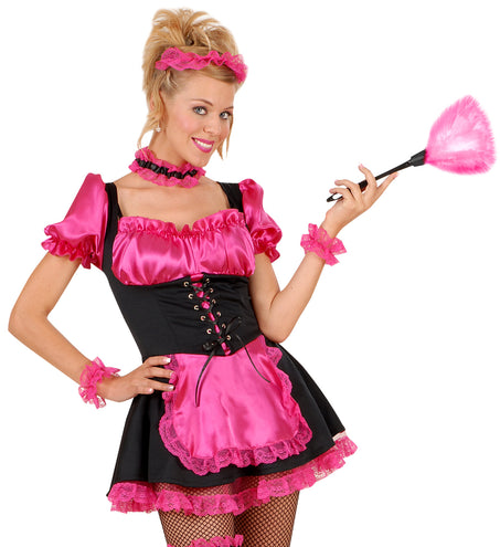 Widmann SRL Roze plumeaux kamermeisje