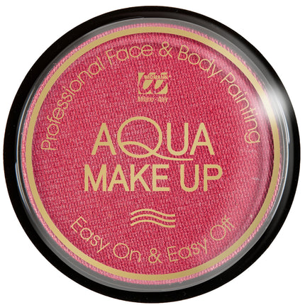 Widmann SRL Roze schmink aqua metallic