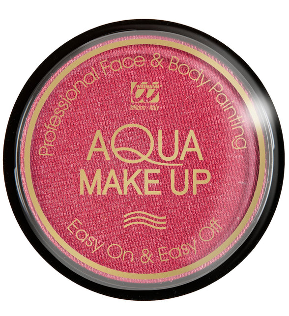 Widmann SRL Roze schmink aqua metallic