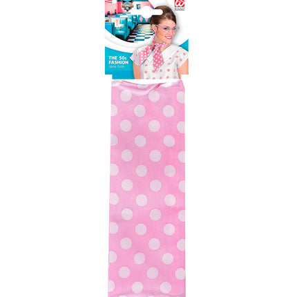 Widmann SRL Roze sjaaltje met stippen
