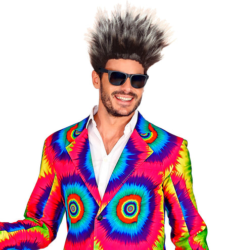 Widmann SRL Rugby pruik Max grijs