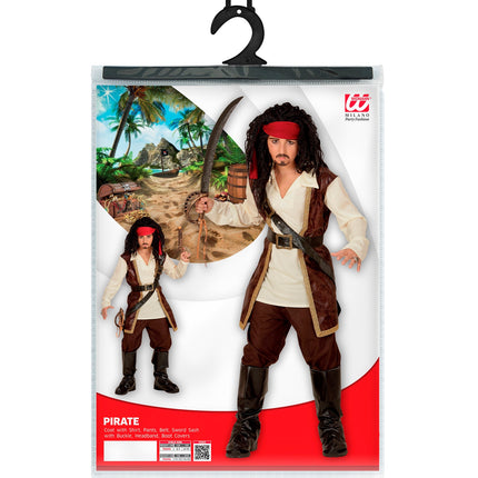 Widmann SRL Ruig piraten pak Sjors