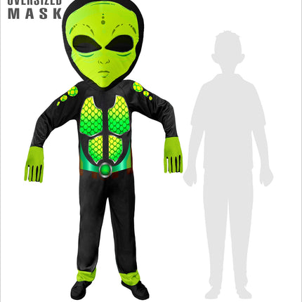 Widmann SRL Ruimtemonster Alien kostuum kind