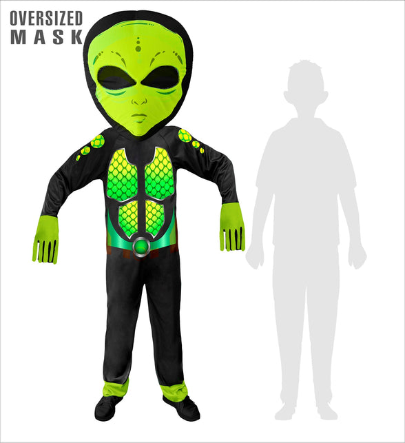 Widmann SRL Ruimtemonster Alien kostuum kind