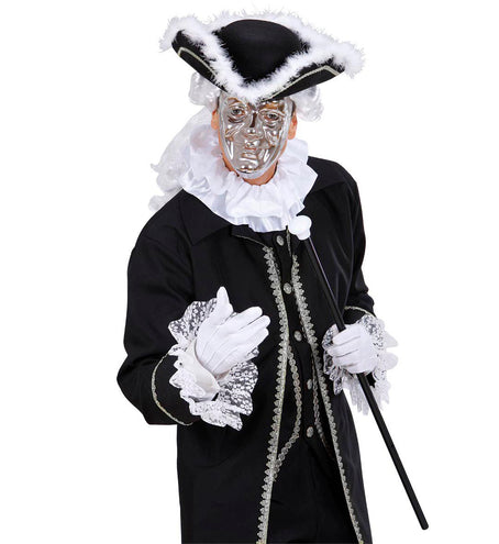 Widmann SRL Satijnen kraag wit