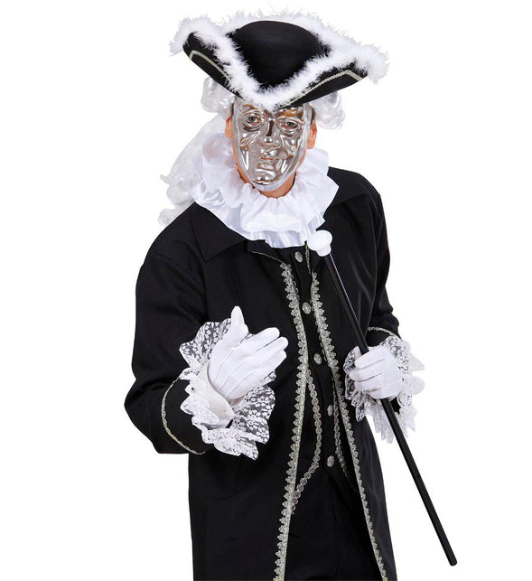 Widmann SRL Satijnen kraag wit