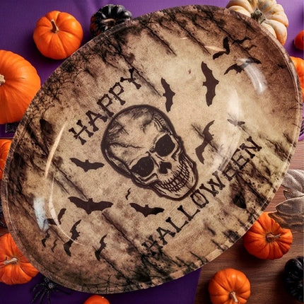 Widmann SRL Schaal happy halloween schedel 40 x 30,5 cm