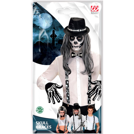 Widmann SRL Schedel bretels doodshoofd