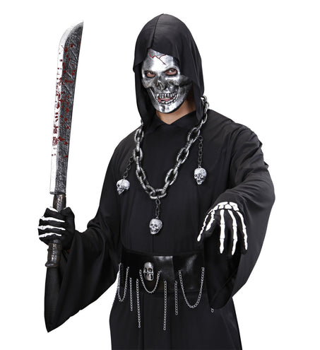 Widmann SRL Schedel masker ijzer metaal look