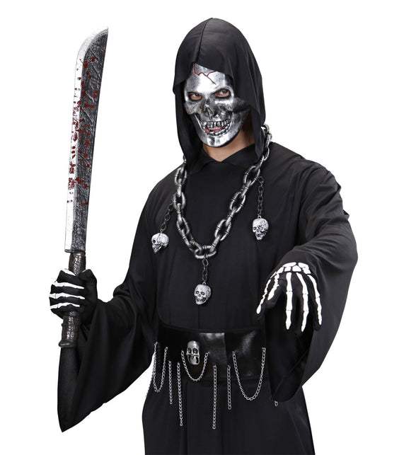 Widmann SRL Schedel masker ijzer metaal look