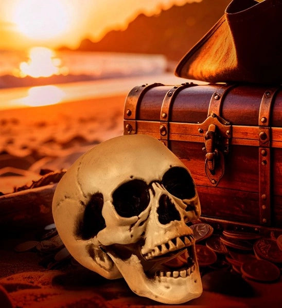 Widmann SRL Schedel met beweegbare kaak 28cm Evi