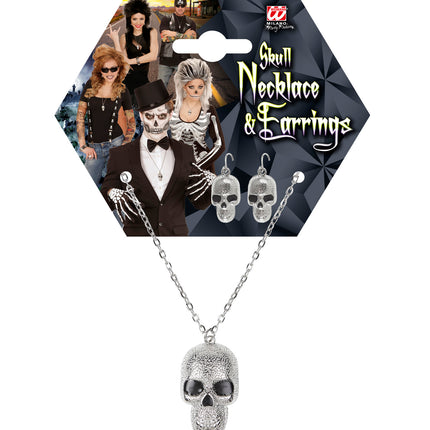 Widmann SRL Schedel sieraden set Halloween