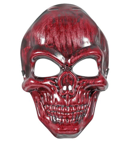 Widmann SRL Schedelmasker rood metallic