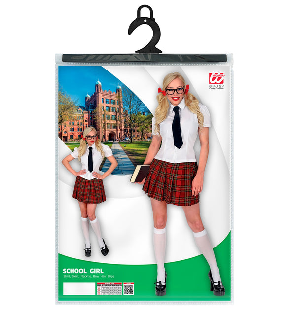Widmann SRL Schoolmeisje kostuum voor dames