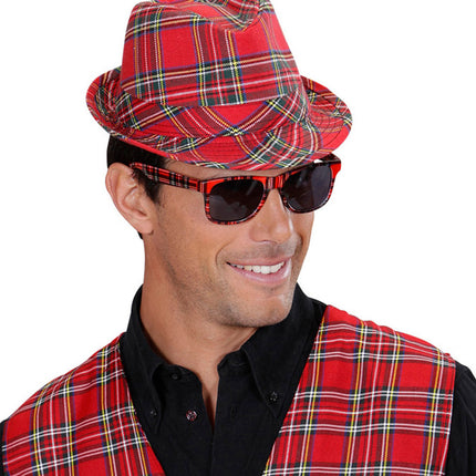 Widmann SRL Schotse bril met ruitjes