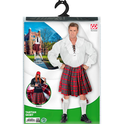 Widmann SRL Schotse kilt rode ruit