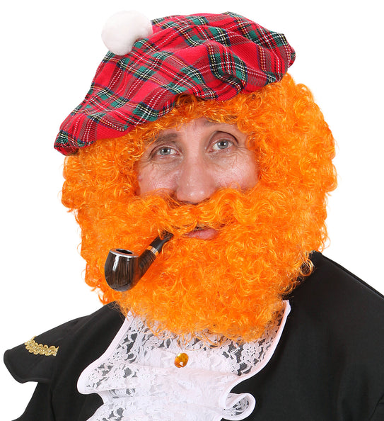 Widmann SRL Schotse pruik oranje krullen
