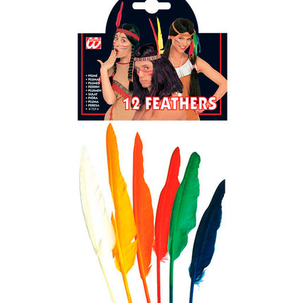 Widmann SRL Set Met 12 Indianenveren