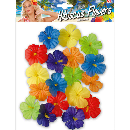 Widmann SRL Set van 18 hibiscus bloemen