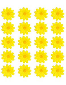 Widmann SRL Set van 20 decoratieve gele bloemen Milan