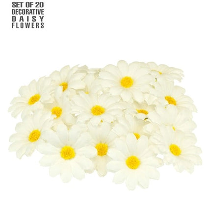 Widmann SRL Set van 20 decoratieve madeliefje Teun