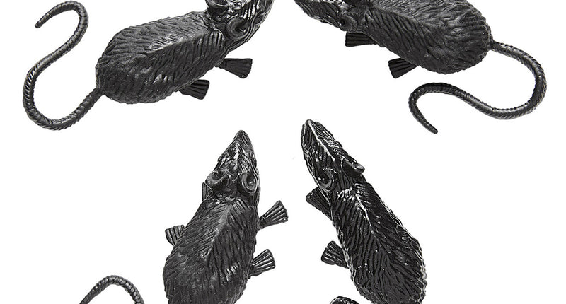 Widmann SRL Set van 4 muizen 9cm