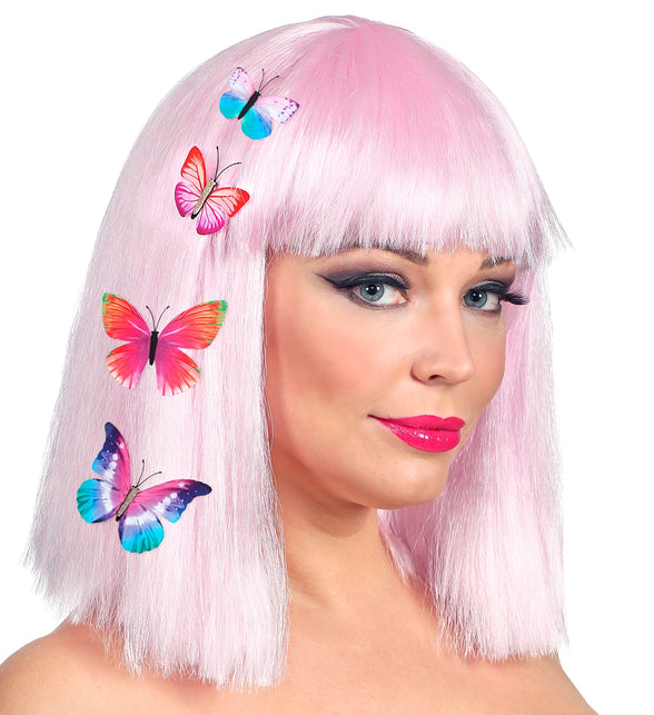 Widmann SRL Set van 4 vlinder haarclips