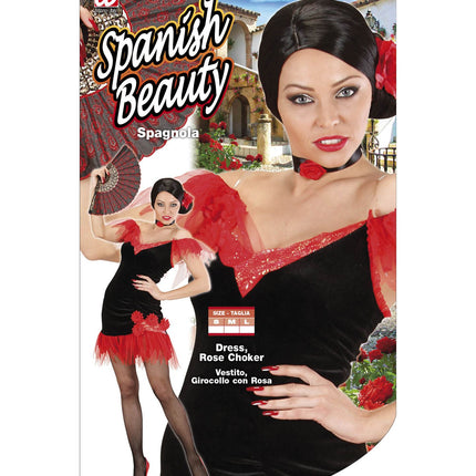 Widmann SRL Sexy Spaanse señorita jurk Aletta