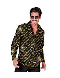 Widmann SRL Shirt happy new year gold