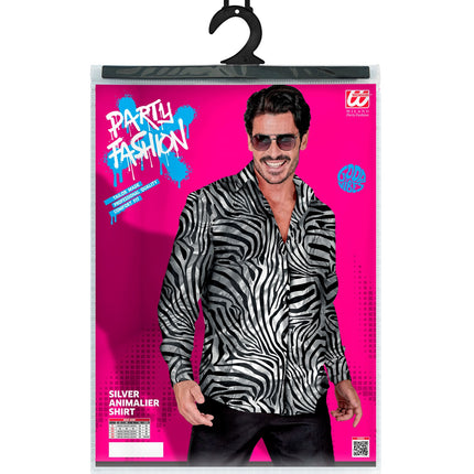 Widmann SRL Shirt zebra silver