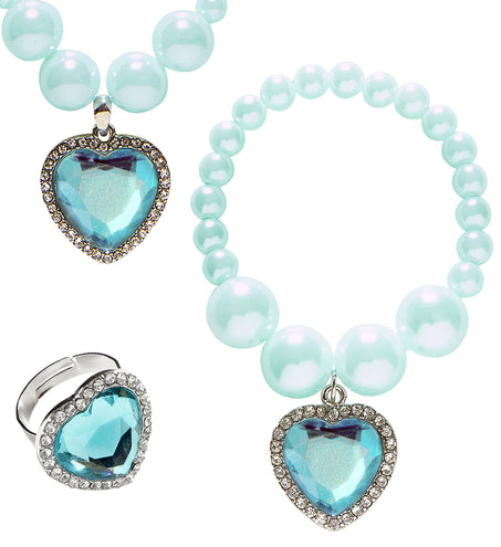 Widmann SRL Sieraden set kinderen azuur blauw
