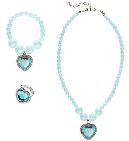 Widmann SRL Sieraden set kinderen azuur blauw