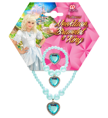 Widmann SRL Sieraden set kinderen azuur blauw