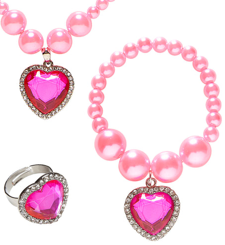 Widmann SRL Sieraden set voor kids in roze