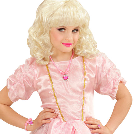 Widmann SRL Sieraden set voor kids in roze