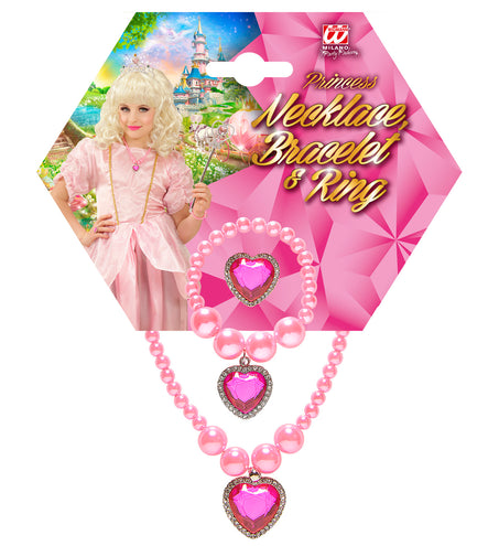 Widmann SRL Sieraden set voor kids in roze