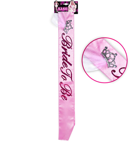 Widmann SRL Sjerp dubbellaags satijn  "Bride To Be"