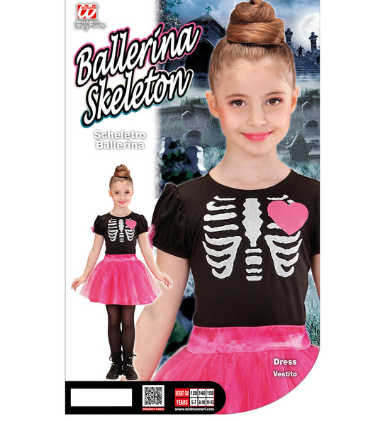 Widmann SRL Skelet ballerina jurkje meisje
