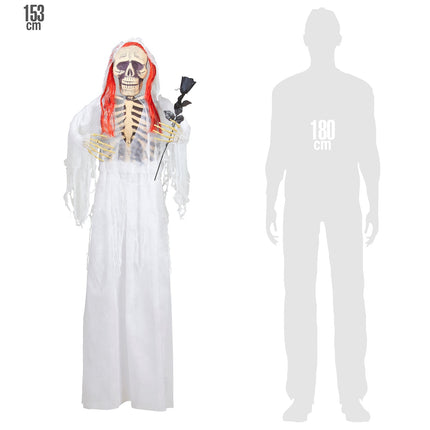 Widmann SRL Skelet bruid decoratie pop