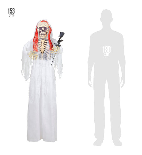 Widmann SRL Skelet bruid decoratie pop