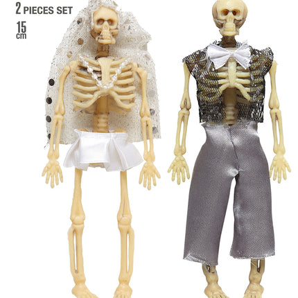 Widmann SRL Skelet bruidspaar halloween deco
