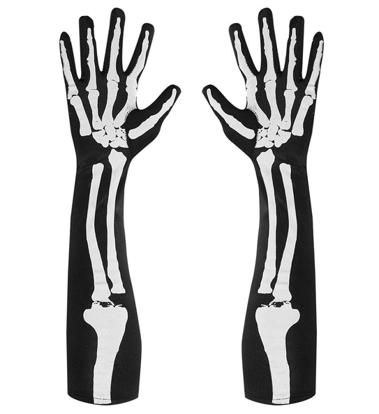 Widmann SRL Skelet handschoenen extra lang 50cm