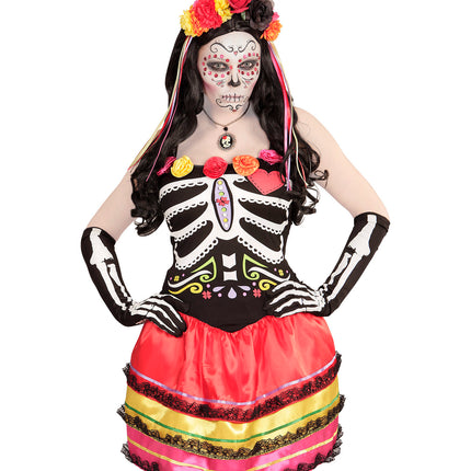 Widmann SRL Skelet handschoenen extra lang 50cm