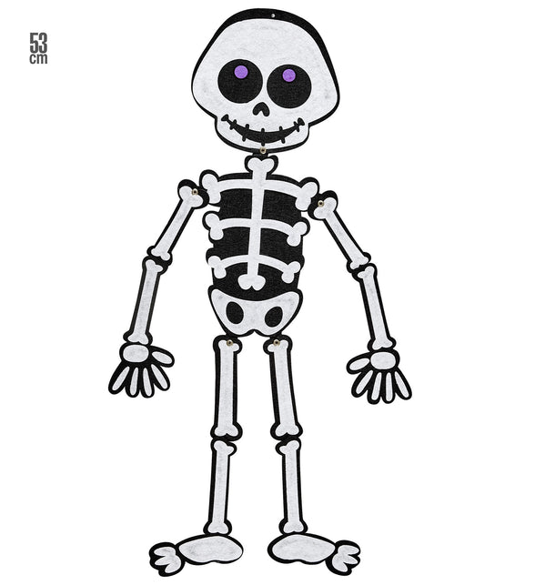 Widmann SRL Skelet hangdecoratie 53cm