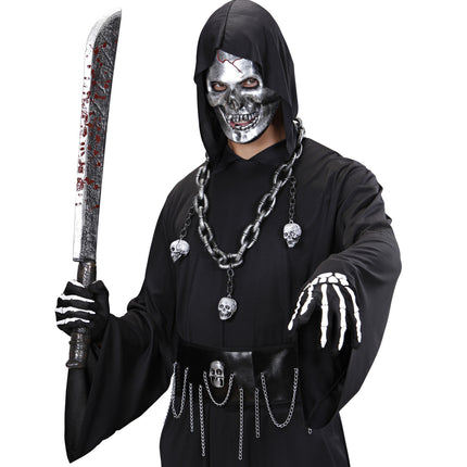 Widmann SRL Skelet ketting met 3 schedels