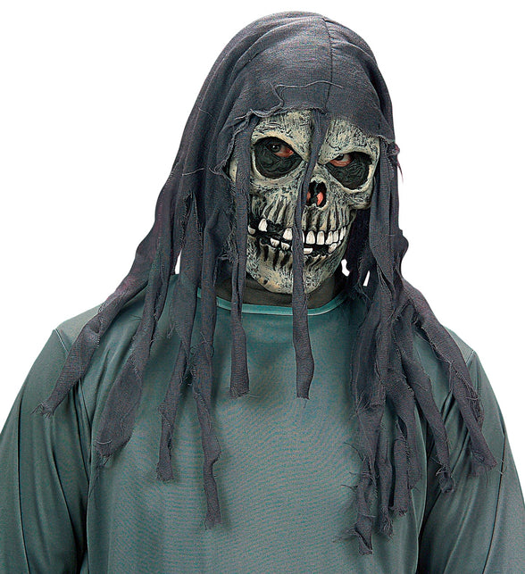 Widmann SRL Skelet masker met haren kind